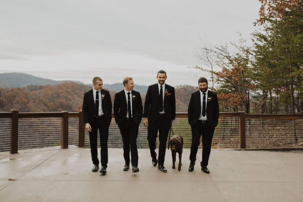 Groomsmen | Magnolia Venue Wedding | Finding Eden Photography | Smoky Mountain Wedding