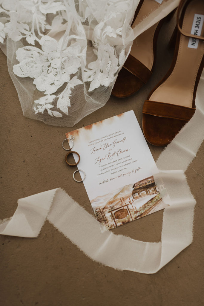 Invitation | Magnolia Venue Wedding | Finding Eden Photography | Smoky Mountain Wedding