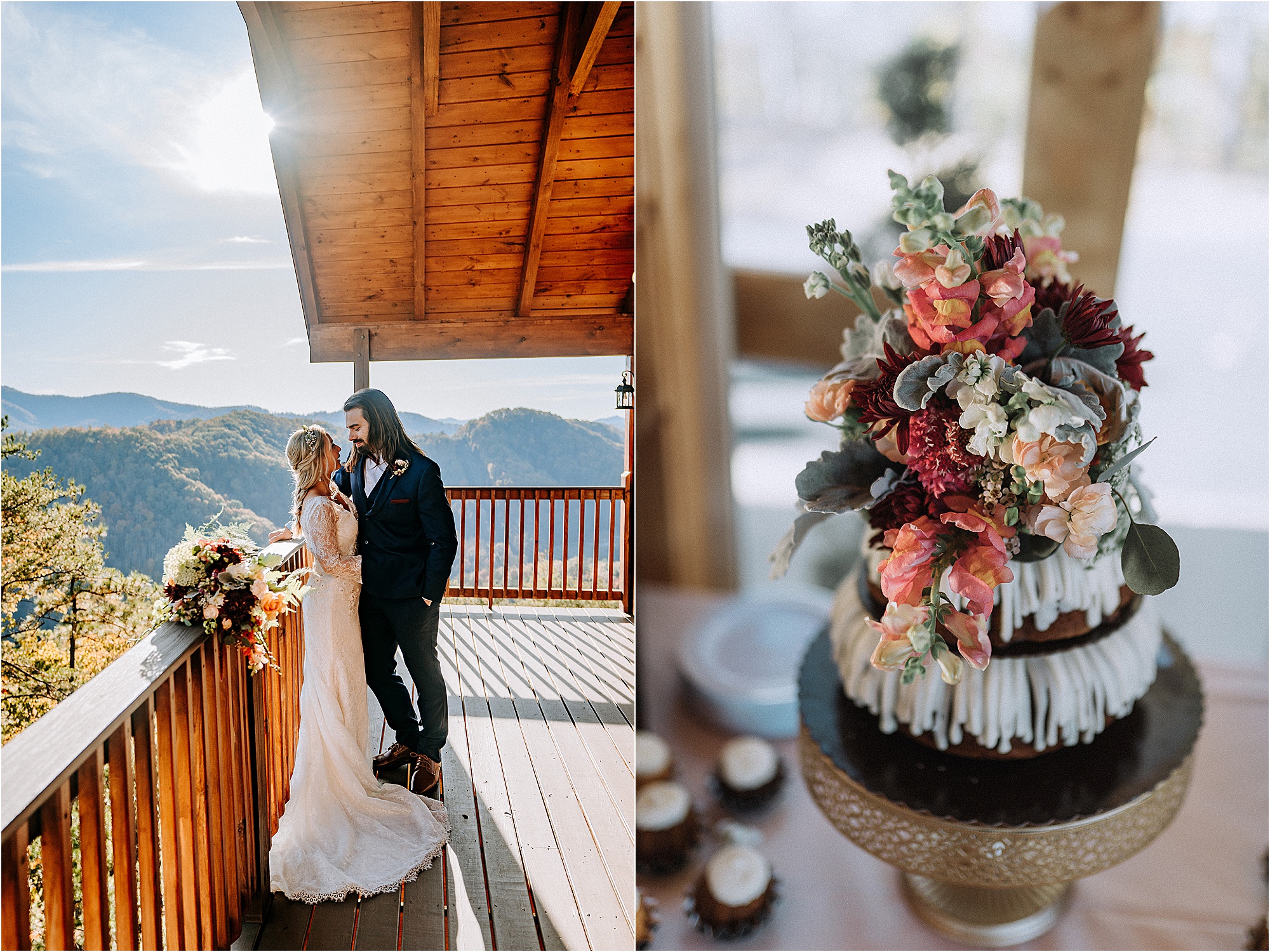 Fall Wedding in Burgundy and Navy Colors