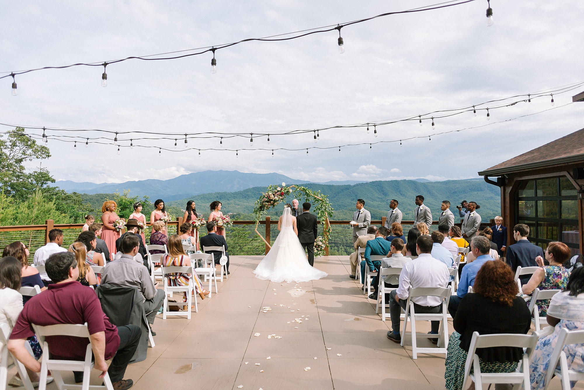 Simply Sweet Mountaintop Affair at The Magnolia Wedding Venue in Pigeon Forge, TN