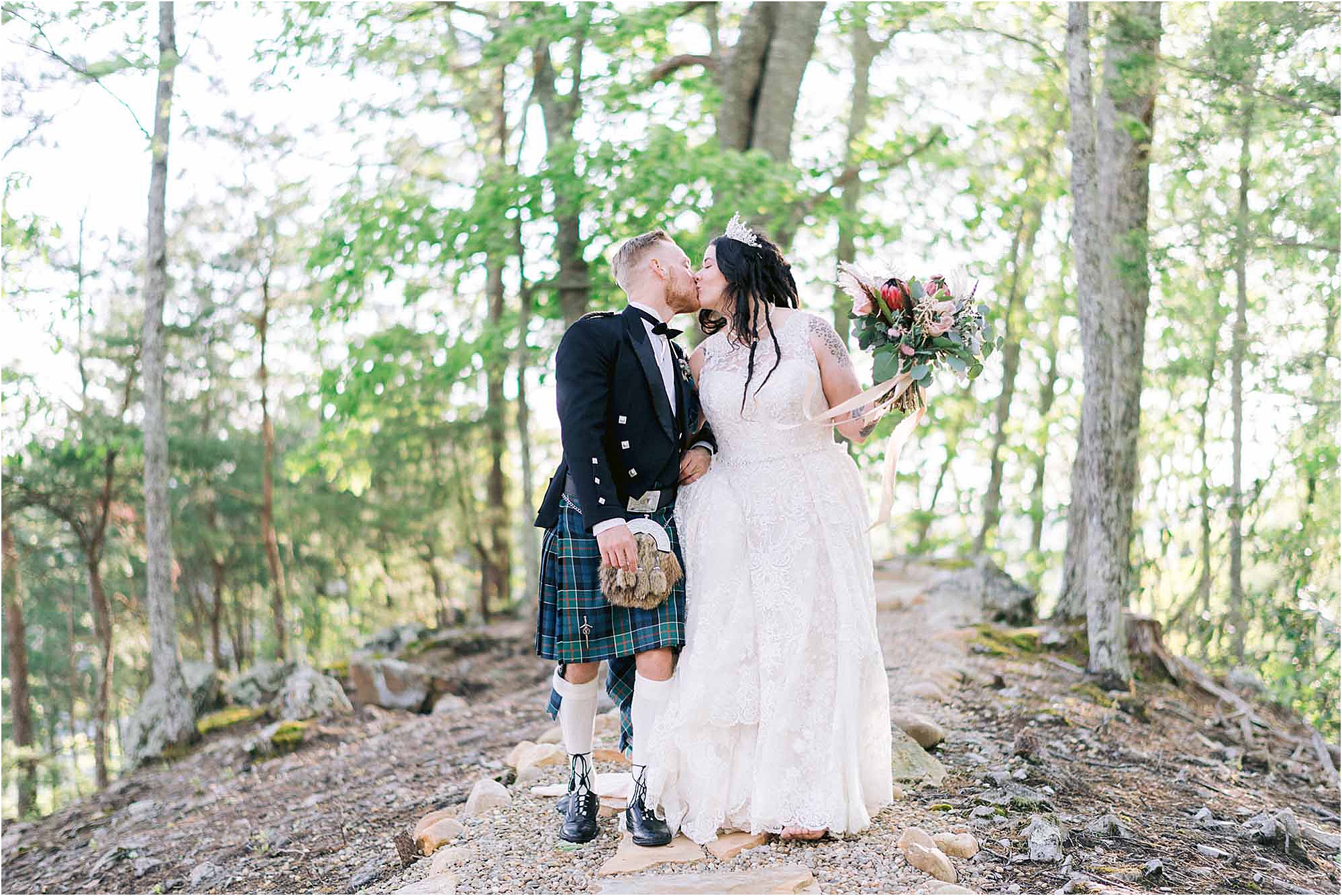 Scottish Wedding in the Tennessee Mountains