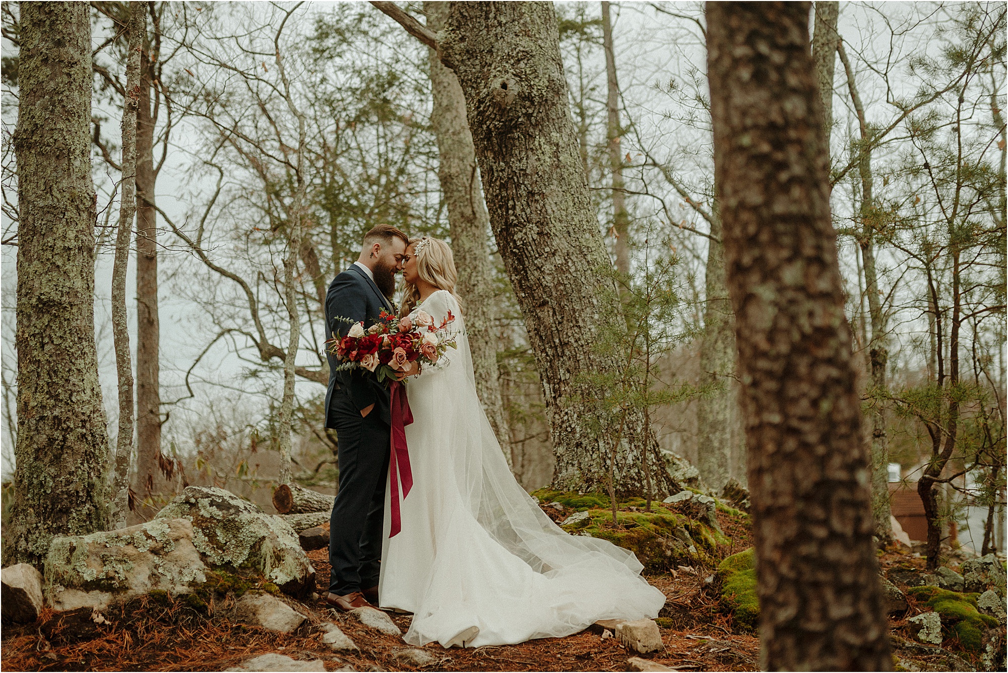 Edgy Glamorous Wedding in Jewel Tones