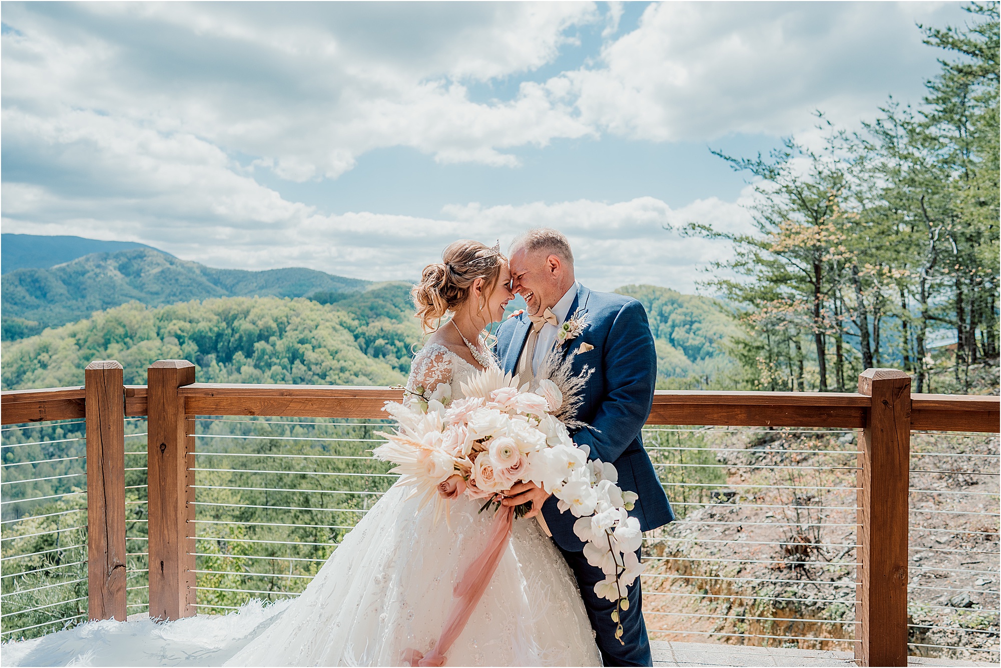 bride and groom photos at The Magnolia Venue