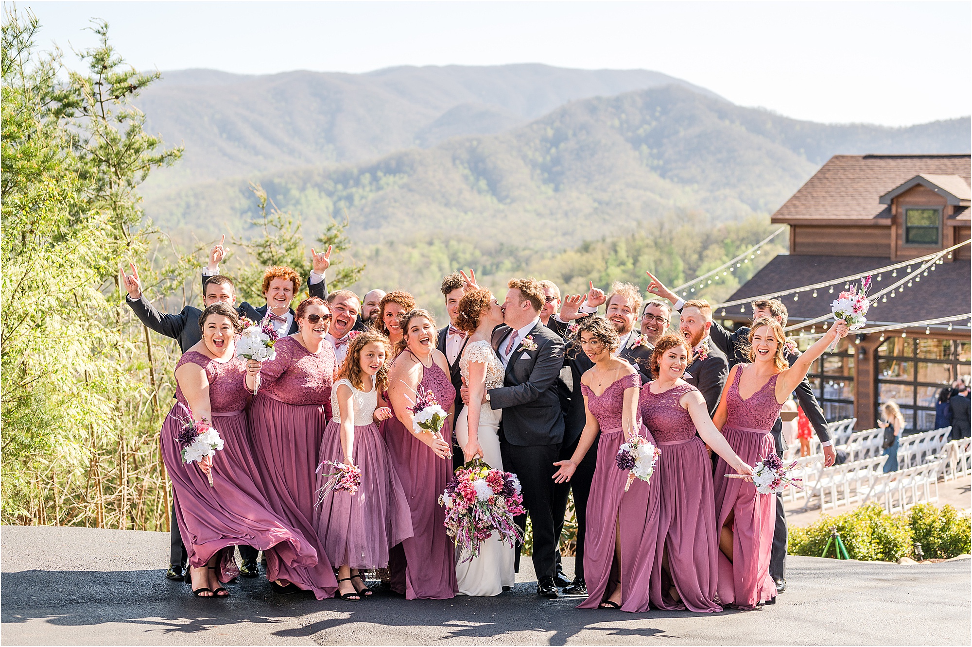 Fun, Vibrant, Eclectic Wedding in the Mountains